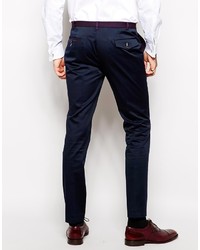 Pantalon de costume bleu marine