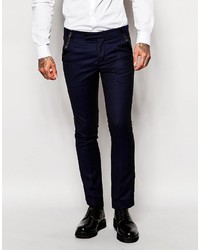 Pantalon de costume bleu marine