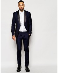 Pantalon de costume bleu marine