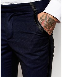 Pantalon de costume bleu marine