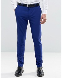 Pantalon de costume bleu marine Selected