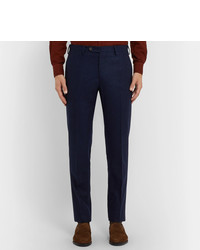 Pantalon de costume bleu marine Lardini