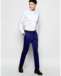 Pantalon de costume bleu marine Sisley