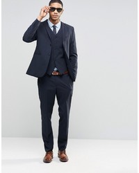 Pantalon de costume bleu marine Asos