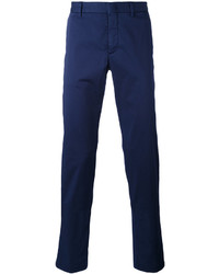 Pantalon de costume bleu marine Z Zegna