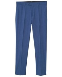 Pantalon de costume bleu Mango
