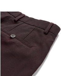 Pantalon de costume bordeaux Lanvin