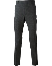 Pantalon de costume écossais gris foncé Lanvin