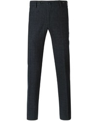 Pantalon de costume écossais gris foncé Pt01