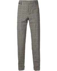 Pantalon de costume écossais gris Marc Jacobs