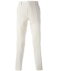 Pantalon de costume en laine blanc
