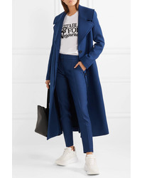 Pantalon de costume en laine bleu Stella McCartney