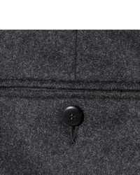 Pantalon de costume en laine gris foncé Façonnable