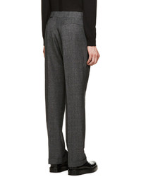 Pantalon de costume en laine gris foncé Paul Smith