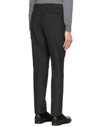 Pantalon de costume en laine gris foncé John Lawrence Sullivan