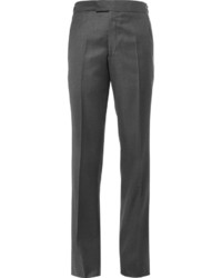Pantalon de costume en laine gris foncé Kilgour