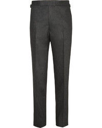 Pantalon de costume en laine gris foncé