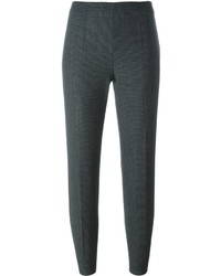 Pantalon de costume en laine gris foncé Piazza Sempione