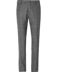 Pantalon de costume en laine gris Boglioli