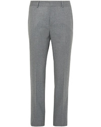 Pantalon de costume en laine gris Caruso