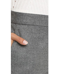 Pantalon de costume en laine gris Joseph