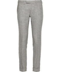 Pantalon de costume en laine gris Gant