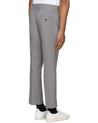 Pantalon de costume en laine gris Marc Jacobs