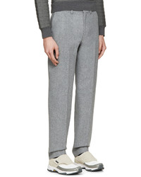 Pantalon de costume en laine gris John Lawrence Sullivan