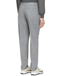 Pantalon de costume en laine gris John Lawrence Sullivan