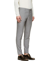 Pantalon de costume en laine gris