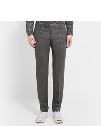 Pantalon de costume en laine gris Gant