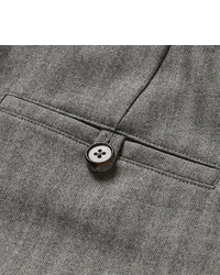 Pantalon de costume en laine gris Maison Margiela
