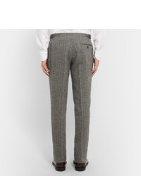 Pantalon de costume en laine gris