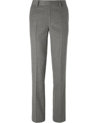 Pantalon de costume en laine gris Undercover