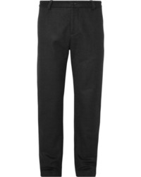 Pantalon de costume en laine noir