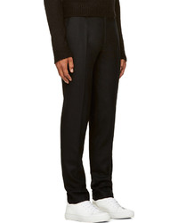 Pantalon de costume en laine noir Ami