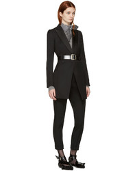 Pantalon de costume en laine noir Isabel Marant
