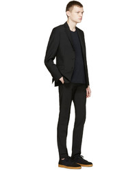 Pantalon de costume en laine noir Acne Studios