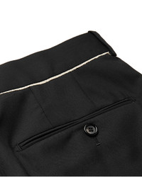 Pantalon de costume en laine noir Alexander McQueen