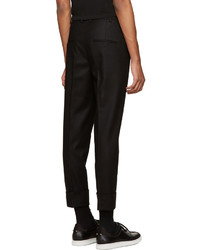 Pantalon de costume en laine noir Neil Barrett