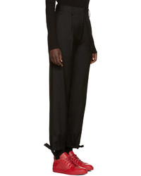 Pantalon de costume en laine noir MM6 MAISON MARGIELA