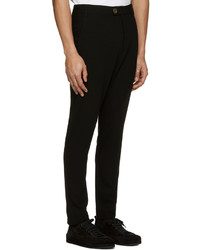 Pantalon de costume en laine noir Song For The Mute