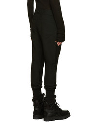 Pantalon de costume en laine noir Juun.J