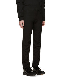 Pantalon de costume en laine noir Comme des Garcons
