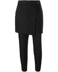 Pantalon de costume en laine noir DKNY