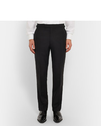 Pantalon de costume en laine noir