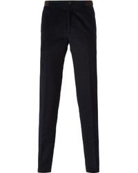Pantalon de costume en laine noir Kolor