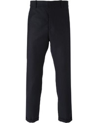 Pantalon de costume en laine noir Marni