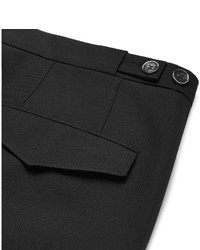 Pantalon de costume en laine noir Raf Simons