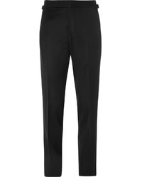 Pantalon de costume en laine noir Tom Ford